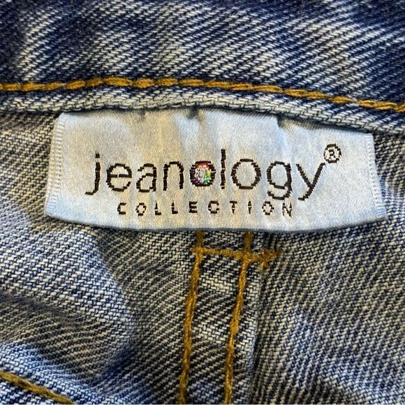 Jeanology Collection Embellished Beaded Jeans Size 14 - Picture 6 of 9